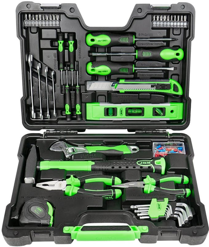 JBM Tools 77 delige thuisklus gereedschapskoffer