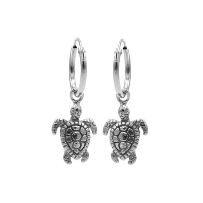 Karma Symbols oorbel M1200 Turtle Goud