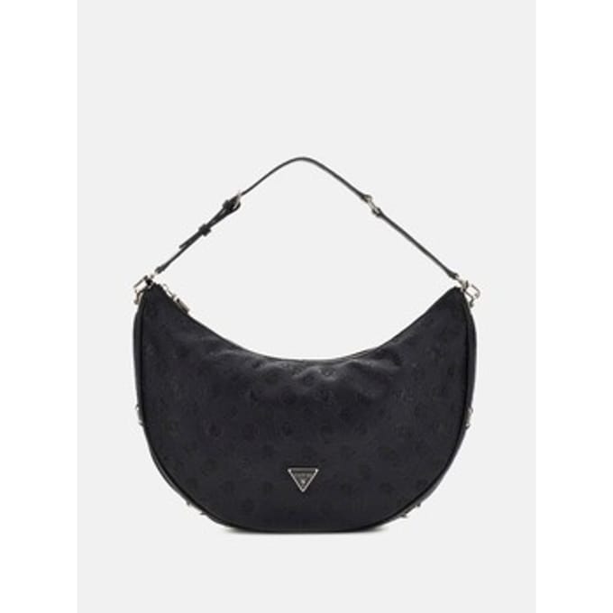 GUESS schoudertas Cresidia Hobo Black zwart