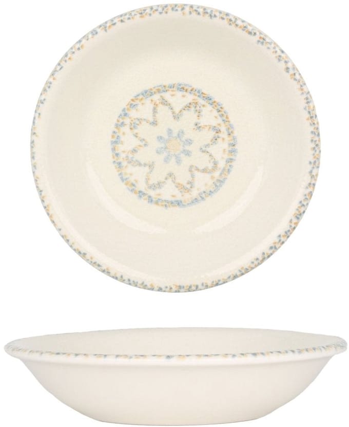 By Bone Serveerschaal - Tessera - Porselein - 13 cm (150cc) - set van 2