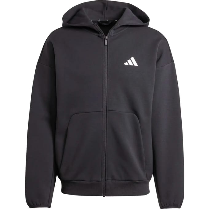 Adidas Future Icons Small Logo Sweatshirt Met Rits Zwart L / Regular Man