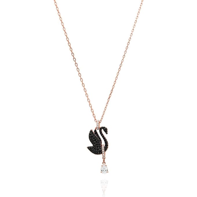 Swarovski 5678045 Zwaan Zwarte Ketting 5678045 white