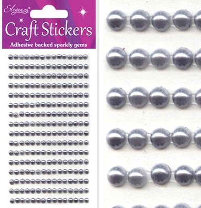 Oaktree - Stickers Pareltjes Zilver (per vel) 4mm