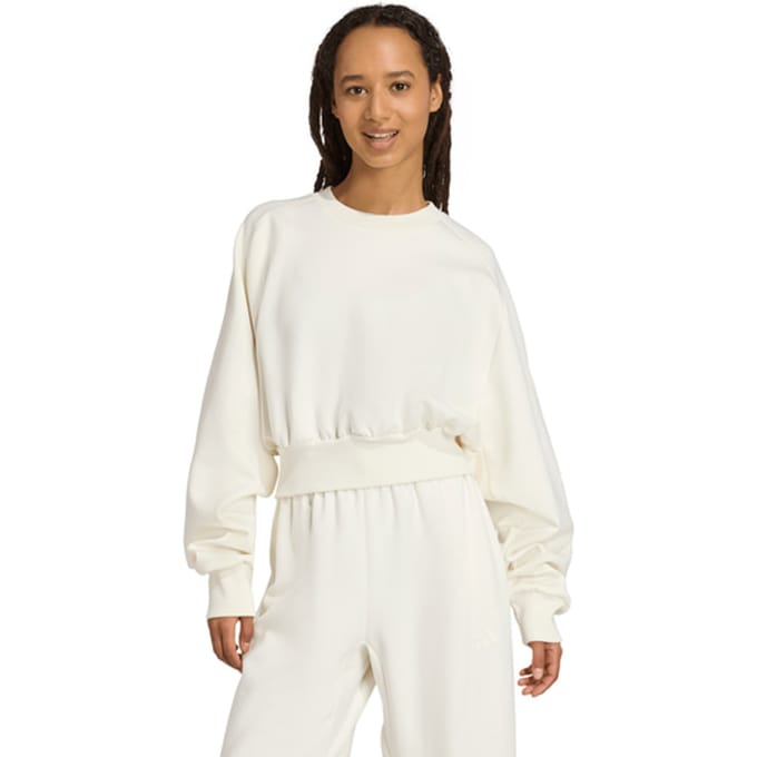 adidas Sportswear Soft Lux Loose-fit Sweatshirt - Dames - Wit