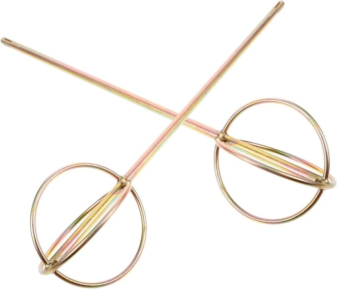 Elektrische Mengstaaf - Boormachine Adapter - Verf Mengen - Verstelbare Staaf - 49 cm - Goud