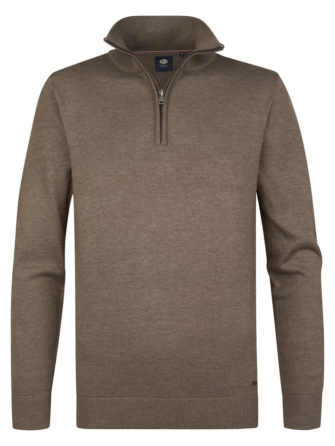 Petrol Industries men knitwear collar m-ros-kwc202 6174 mossy