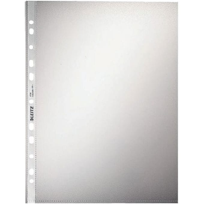 LEITZ Documenthoezen A5, PP, 0,08 mm, gestructureerd - 100 stuks