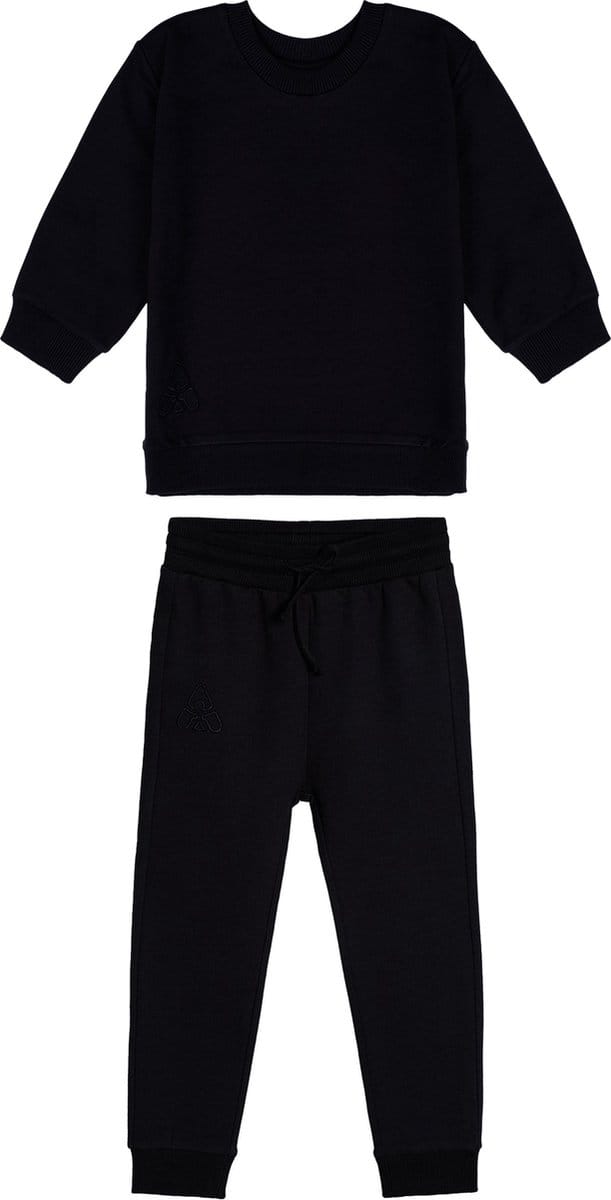 Gami Joggingpak unisex zwart 92 Zwart
