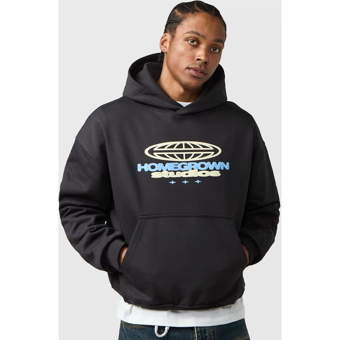 Home Grown Future Hoodie, zwart
