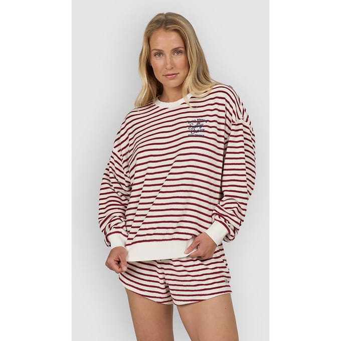 Salty Crew Schooner Crew Sweater rood