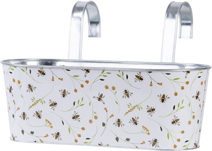 Esschert design - Balkonbak met bijenprint