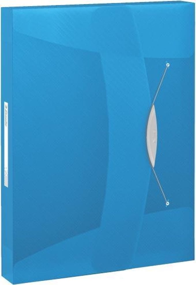 Esselte VIVIDA documentenbox, transparant Blauw