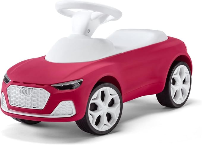 Loopauto Kindervoertuig Junior Quattro Roze - Loopfiets voor Peuters