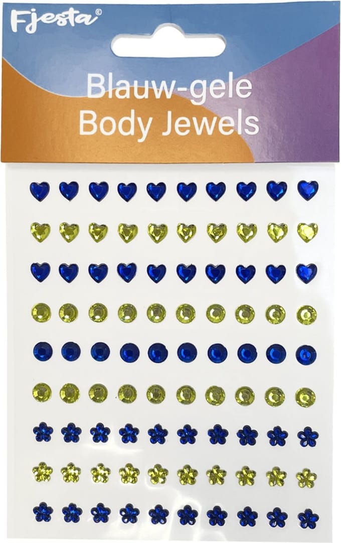 Fjesta© Blauw - Geel - Body jewels