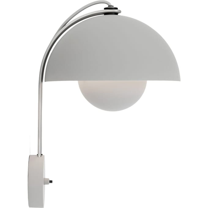 &Tradition Flowerpot wandlamp VP8 - mat lichtgrijs