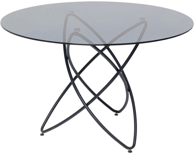 Eettafel Molekular Ø120cm zwart Kare Design