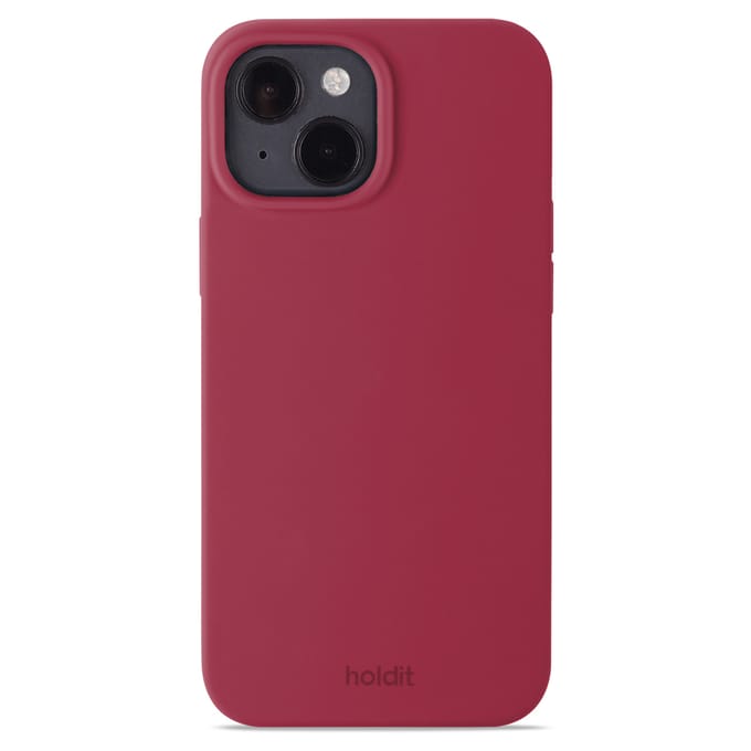 Holdit Silicone Case geschikt voor Apple iPhone 15 - Red Velvet