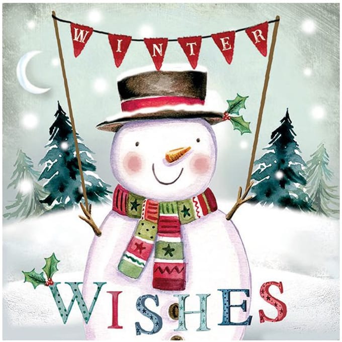 Servet "Winter Wishes" - 20 stuks