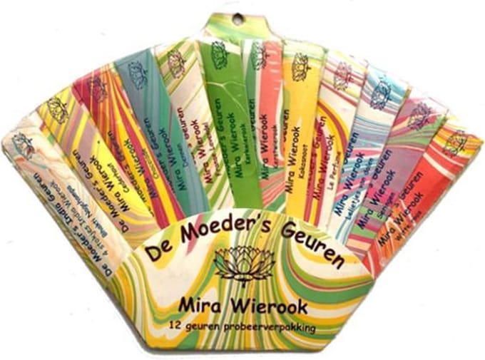 Wierook Mira Probeerwaaier Set van 12x4 - De Moeder's Geuren