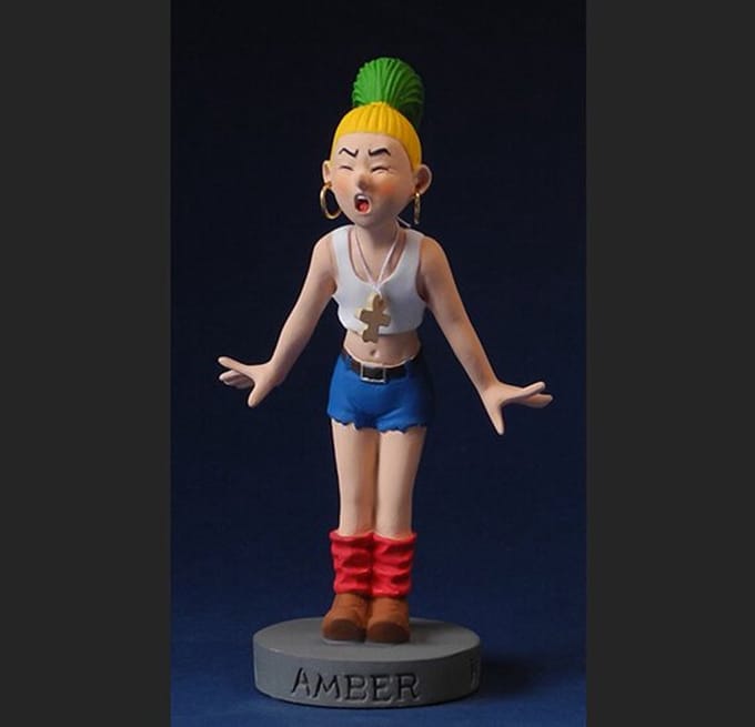 Suske en Wiske beeldje - Amber - SW126 - Parastone