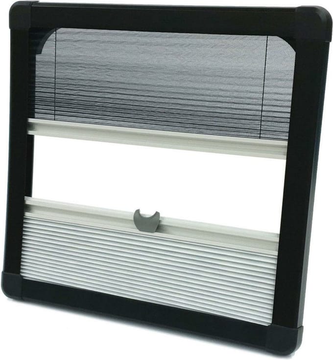 Horrex Gebogen Duo Plissé R5000 Zwart 314x414
