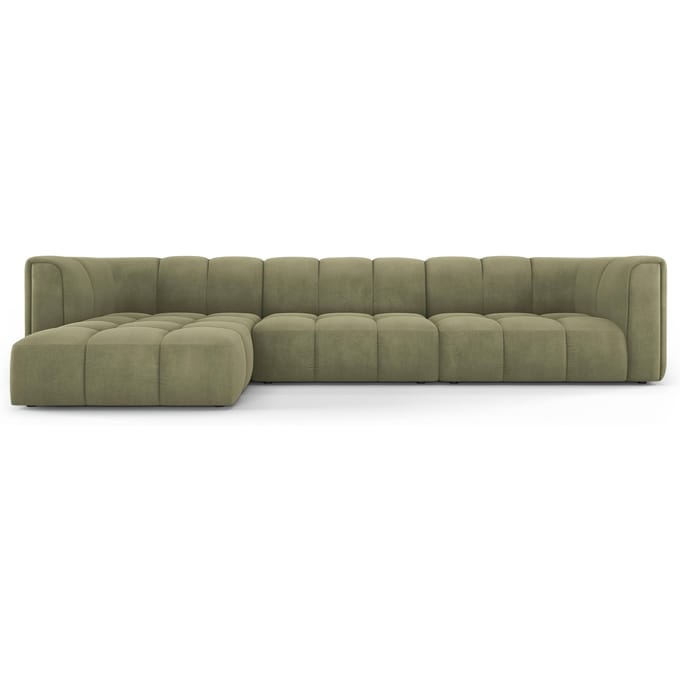 Hoekbank Francesca chenille links 5-zits | Milo Casa