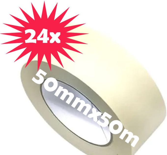 Masking tape av 50mmx50m vd