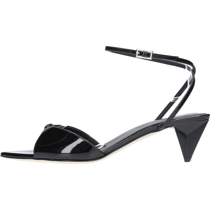 3JUIN Zwarte sandalen