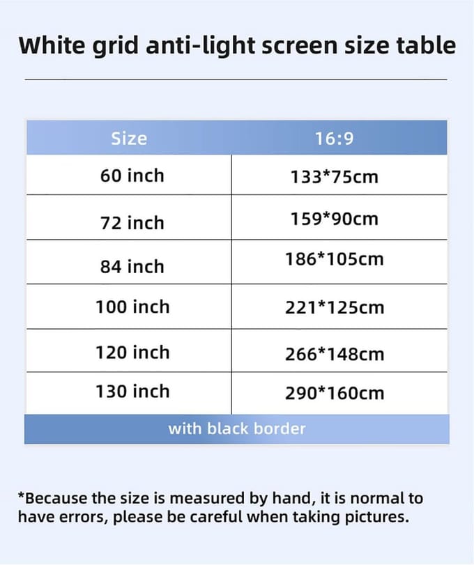 Projectiescherm - Thuisbioscoop Scherm - Film Avond - Elektrisch Bedienbaar - 130 Inch - Wit