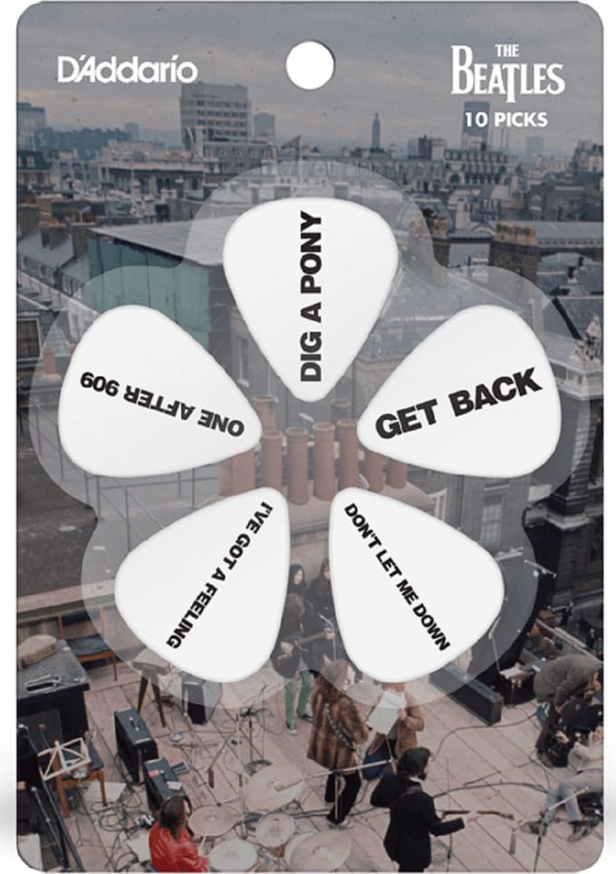 The Beatles Plectrum Get Back 10-pack Medium 0.70 mm