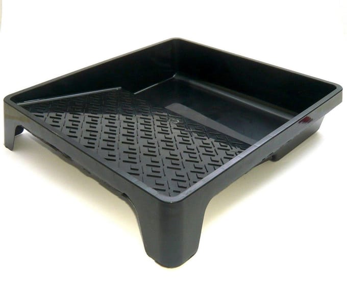 Veba Verfbak - zwart - voor verfrollers/lakrollers tot 25 cm - verfspullen / schildersbenodigdheden