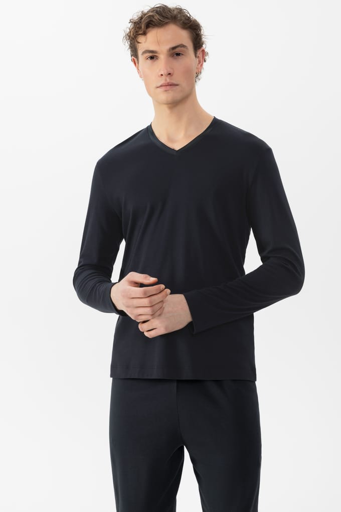 mey Herren Shirt Met V-Hals Serie Aarhus