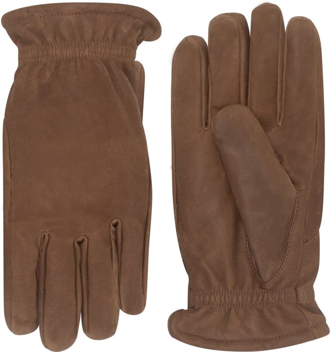 Laimböck Derby - Nubuck heren handschoenen Kleur: Tan, Maat: 8.5
