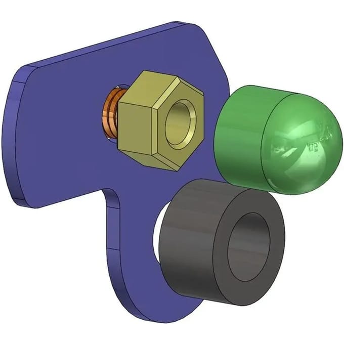 Achteruitspraak voor knipperlichten adapter motor Access Design Indian FTR