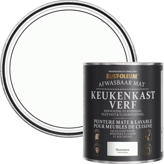 Rust-Oleum Gebroken wit Afwasbaar Mat Keukenkastverf - Maansteen 750ml