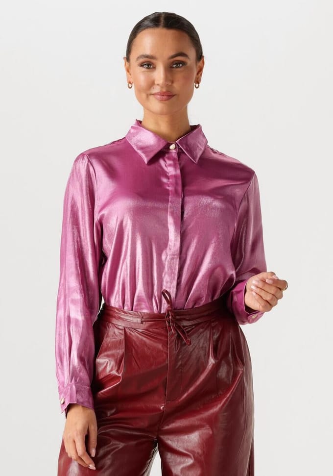 Ydence Blouse Lindsey Dames - Jurken - Fuchsia - Maat S