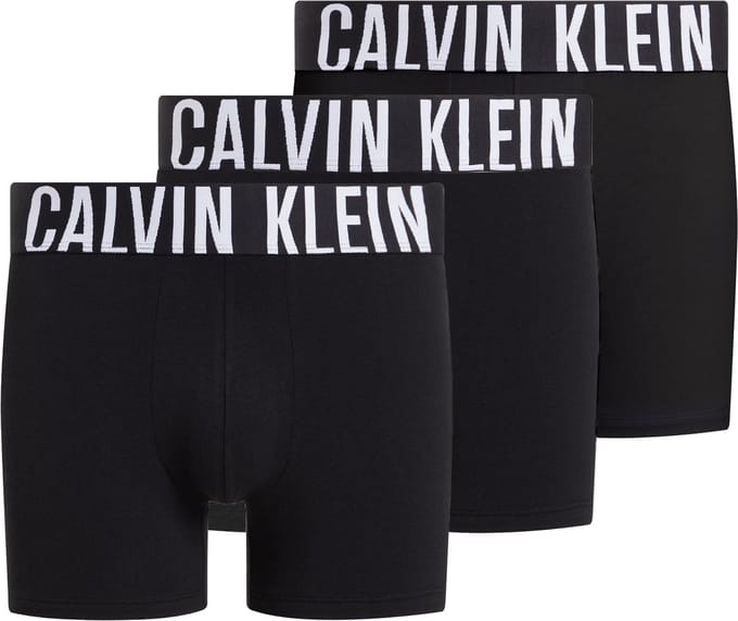 Calvin Klein Boxer Briefs (3-pack) - heren boxers extra lang - zwart