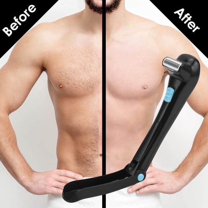Allecto - Terug Ontharing - Body Shaver - Elektrisch Scheerapparaat