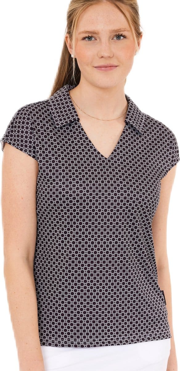 Func Factory dames Polo Zara black print maat 36