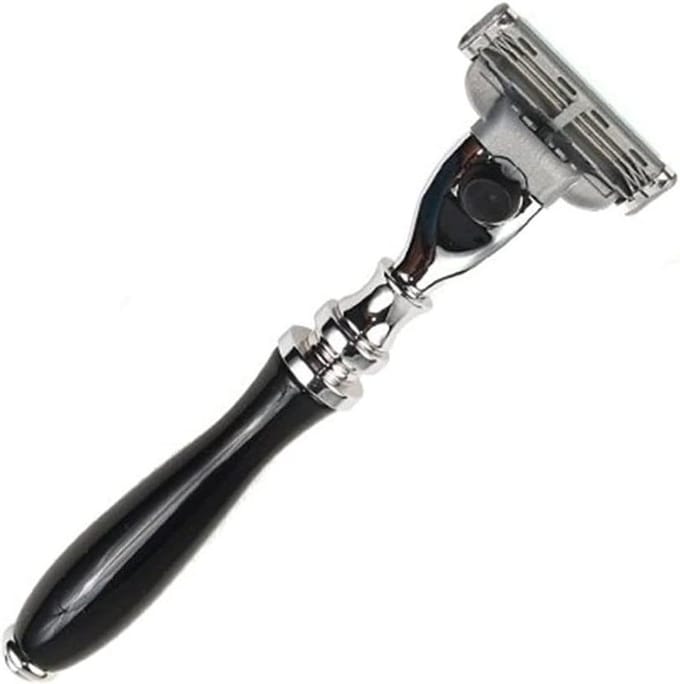 Mach 3 Compatibele Razor Zwarte Harshandgreep Model 111B-M3 - Met Verwijderbare Kop