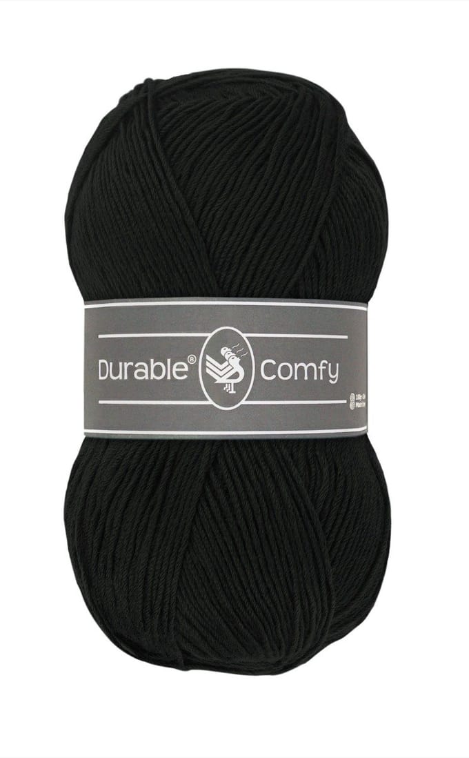 Durable Comfy - 325 Black - Acrylgaren met Verfijnde Microvezel