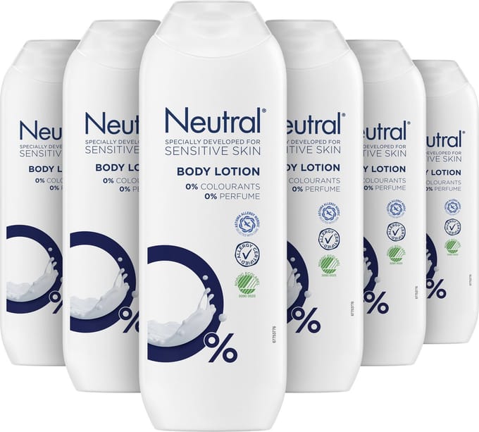 Neutral - 0% Bodylotion - Normaal - 6 x 250 ml