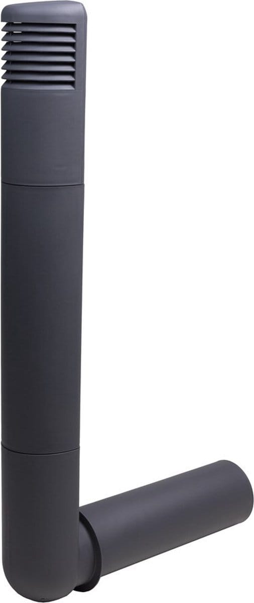 Ventilatieschacht Ross T177 125mm donkergrijs