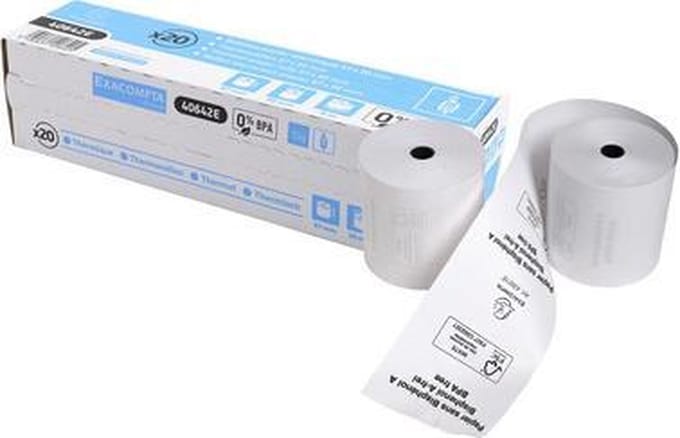 EXACOMPTA thermische rollen voor kassasystemen, 80 mm x 76 m