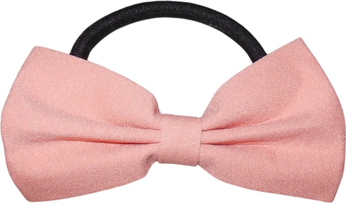 Elastiek strik zalmkleur