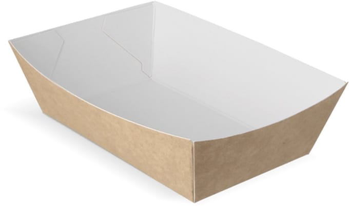 Snackbak Kraft A9 120x70x35mm 50 stuks