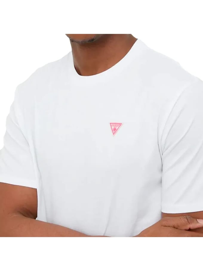 Guess Klassisches Logo Dreieck T-shirt voor heren