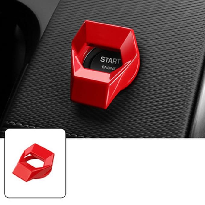 Contactsleutelschakelaar Afdekking Gladde Hoeken Compact Formaat Universeel Zinklegering Motor Start Stop red