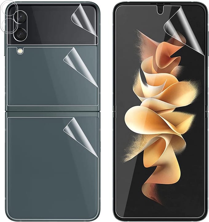 Screenprotector geschikt voor Samsung Galaxy Z Flip 3 - Camera Glas Cover