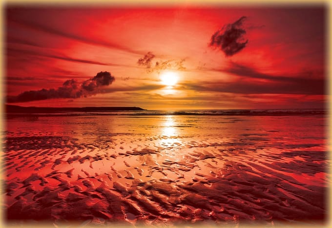 Poster | Rood | 104 x 70,5 cm